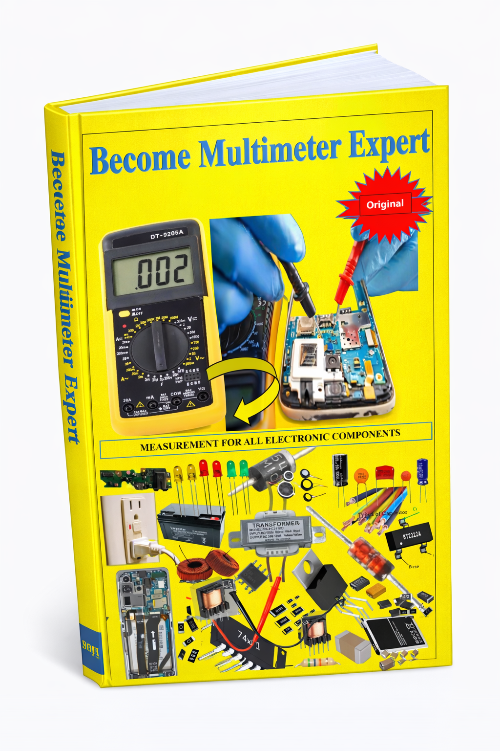 Technicians book called Become Multimeter Expert , written by Seth Iradukunda