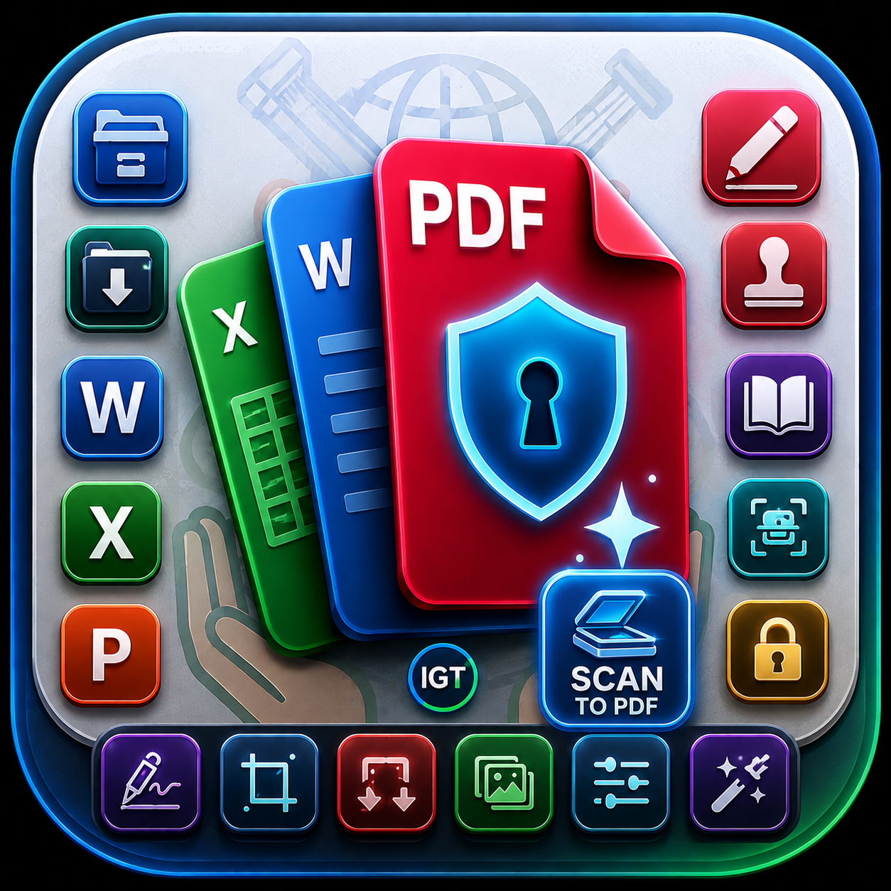 IGT Docs Tools Android Application Interface and Features